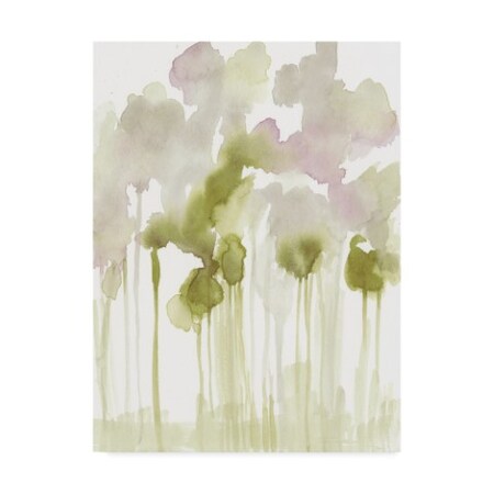Jennifer Goldberger 'Aquarelle Forest I' Canvas Art,35x47